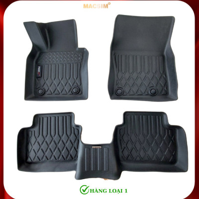 Thảm lót sàn xe ô tô Mazda 3 2020+ (sd) Nhãn hiệu Macsim chất liệu nhựa TPE cao cấp màu đen