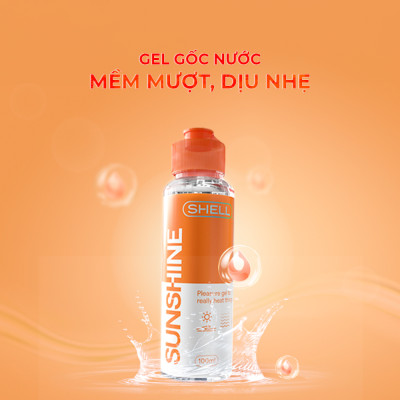 Gel bôi trơn ấm nóng Shell Sunshine - Chai 100ml | SHELL CHÍNH HÃNG