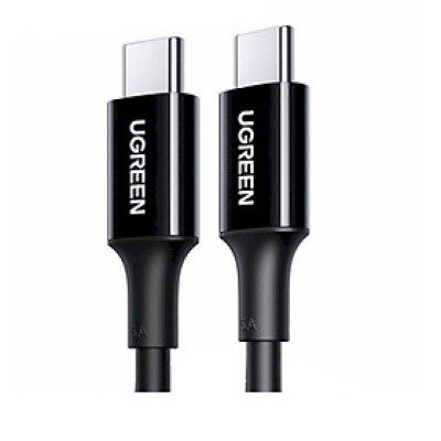 Ugreen 30700 Cáp sạc dài 0.5M QC4.0 PD3.0 100W MAX USB Type C 2.0 5A  màu đen US300 Hàng chính hãng