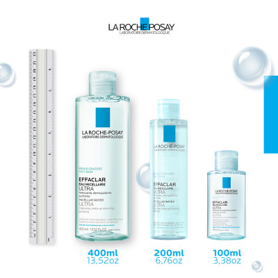 Nước làm sạch sâu và tẩy trang dành cho da mụn, da dầu nhạy cảm La Roche-Posay Effaclar Micellar Water 400ml