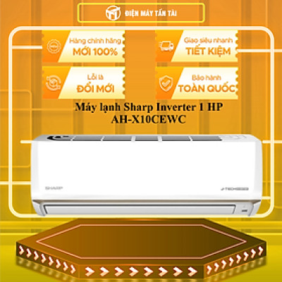 Máy lạnh Sharp Inverter 1 HP AH-X10CEWC -  HÀNG CHÍNH HÃNG