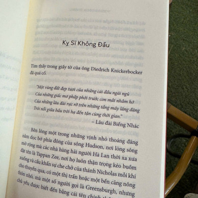 KỴ SĨ KHÔNG ĐẦU – Washington Irving – Lê Minh Đức dịch – Nhã Nam – NXB Văn học