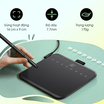 XP-Pen Deco 640 - Bảng Vẽ Điện Đa Năng - Hàng Chính Hãng
