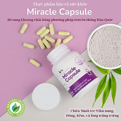 Sante365 Thực phẩm bảo vệ sức khỏe Miracle Capsule Hộp 30 viên 18g 