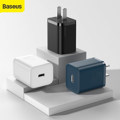 Củ Sạc Nhanh Mini Baseus 20W, Công Nghệ Super Si Đầu Sạc PD Cho Điện Thoại - Hàng Chính Hãng Baseus