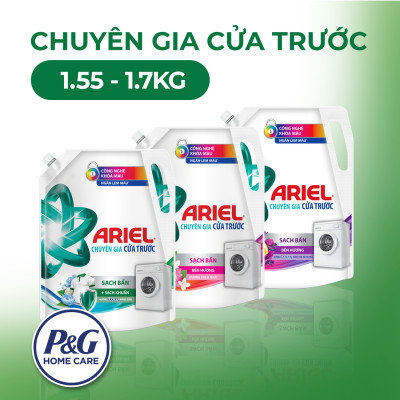 Nước Giặt ARIEL Cửa Trước Hương Downy Nắng Sớm Túi 3.9 KG