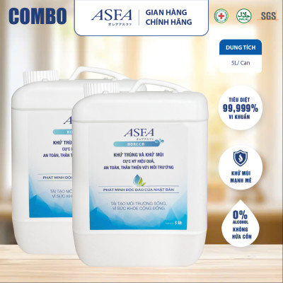 [Combo 2 Can] Nước khử mùi kháng khuẩn ASFA HORECA 5 lít