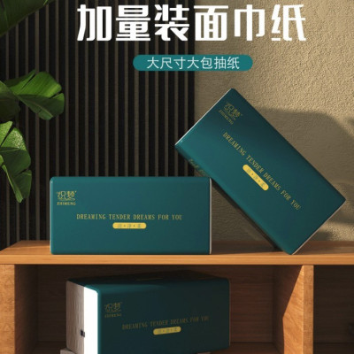 Giấy ăn 5 lớp cao cấp - khăn giấy rút để bàn (400 tờ/gói)
