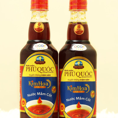 Nước mắm Cốt Kim Hoa Phú Quốc 40 đạm chai nhựa 500ml