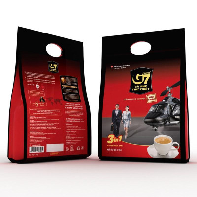 Cà Phê Hòa Tan G7 3in1 Trung Nguyên Legend – Bịch 50 Gói – Cà Phê Sữa Hòa Tan Tiện Lợi, Đậm Vị Việt