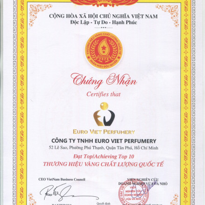 Nước hoa MILLENIA 001W .(NƯỚC HOA NỮ) 10ml