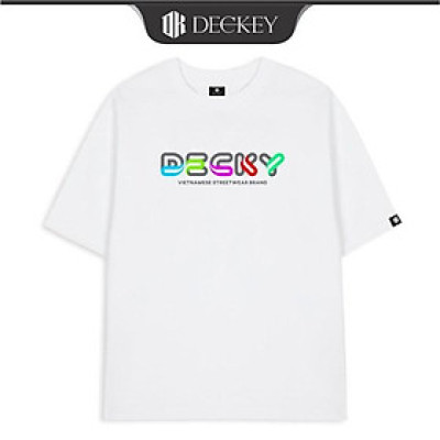 Áo Thun Cotton Unisex Nam Nữ Form Rộng DECKEY COLORFUL