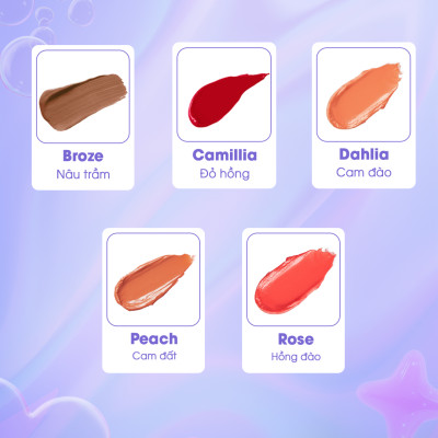 Má Hồng Dạng Kem myKella Trang Điểm Má - Môi - Mắt 3in1