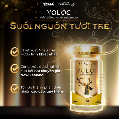 Nhau thai hưu YOLOC lọ 60 viên