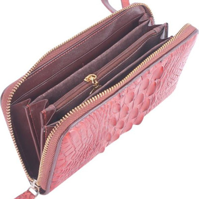 Ví Nữ Huy Hoàng HT3238 (10.5 x 19 cm) - Nâu Đỏ