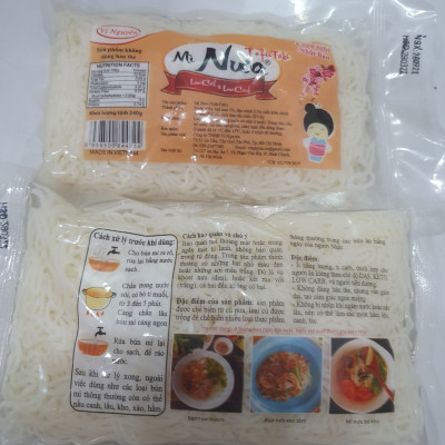 Combo 2 Gói Mì Nưa Vị Nguyên 240g