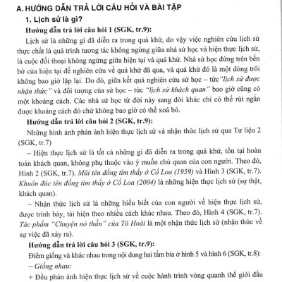 Hướng Dẫn Trả Lời Câu Hỏi Và Bài Tập Lịch Sử Lớp 10 (Bám Sát SGK Kết Nối) - HA