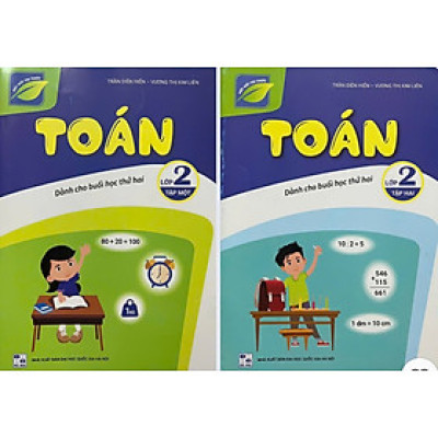 ￼Sách - (Combo 2 tập ) Toán lớp 2 Dành cho buổi học thứ hai) - Kết nối tri thức với cuộc sống