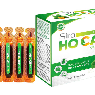 Siro ho cảm Kingphar 10 ống * 10ml