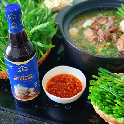 Nước mắm truyền thống Lê Gia cốt đặc biệt can 2l