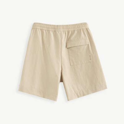 Quần Short Nam ROUTINE lưng thun Rút Dây Trơn Có Túi Sau Form Relax - RT 10F24PSH017 | ROUTINE CÀ MAU