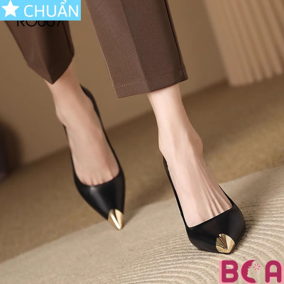 Giày mũi nhọn nữ cao gót 8 phân RO667 ROSATA tại BCASHOP thiết kế tinh tế, sang trọng và duyên dáng