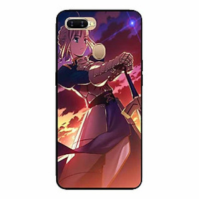 Ốp lưng in cho Realme 2 Pro Cô Gái và Kiếm