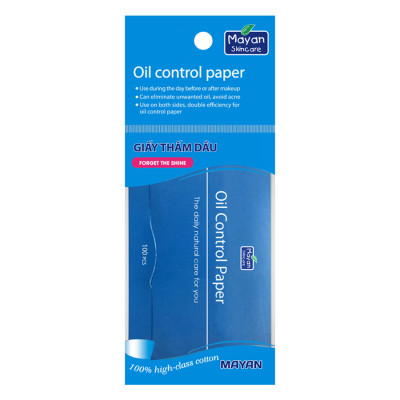 Combo 5 Giấy Thấm Dầu Mayan  (100 Tờ / Gói)