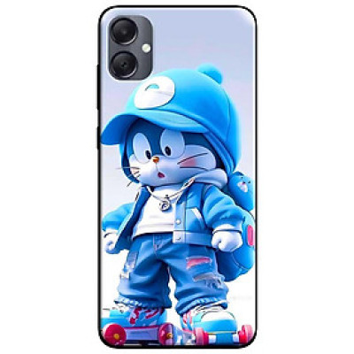 Ốp lưng cho Samsung A04 - A04S - A05 - A05S - Mèo Xanh Trượt PATIN - Hàng Chính Hãng