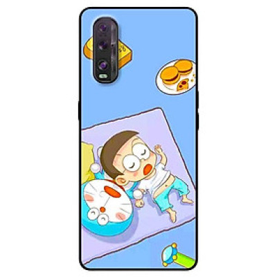 Ốp lưng dành cho Oppo Find X2 mẫu Mèo Và Nô Ngủ