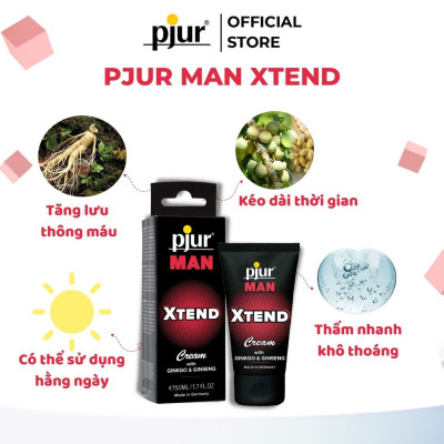 Gel cường dương Pjur Man Xtend 50ml dành cho quý ông tăng khoái, tăng lưu thông máu