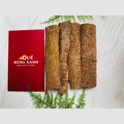 Vỏ quế thanh đã cạo vỏ nguyên chất 100%, nấu ăn, chống hôi miệng, ngăn ngừa các bệnh về tim 150g/hộp Quế Rừng Xanh - CHÍNH HÃNG