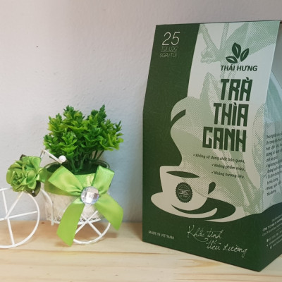 Combo 08 Túi Trà Thìa canh Thái Hưng 25 túi lọc x 5g Khắc tinh của bệnh tiểu đường