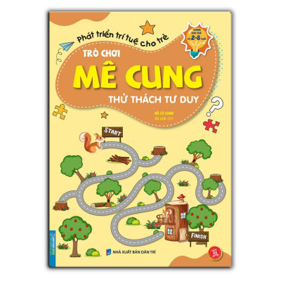 Sách - Trò Chơi Mê Cung: Thử Tài Quan Sát + Gắn Kết Yêu Thương + Thử Thách Tư Duy + Phán Đoán Thông Minh - Combo 4 Cuốn - Minh Thắng