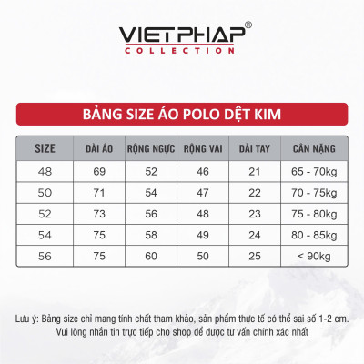 Áo Polo Nam VIỆT PHÁP Form Luxury - Thun Dệt Kim, lịch lãm, sang trọng 3314