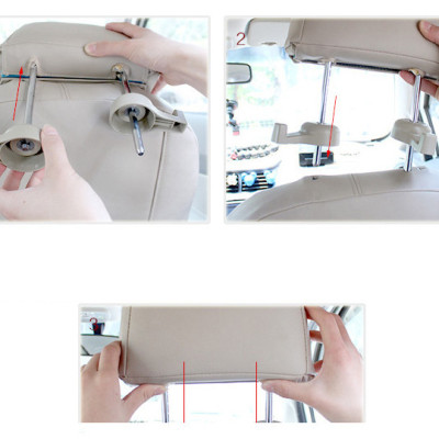 Bộ Móc treo đồ sau ghế oto, xe hơi tiện dụng, chắc chắn, không rơi