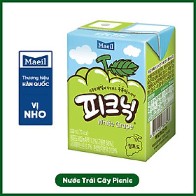 Nước Trái Cây Picnic Maeil Hàn Quốc Vị Nho (200ml)