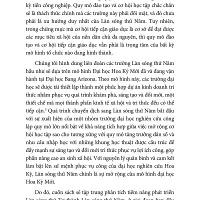 Làn Sóng Thứ Năm: Giáo Dục Khai Phóng Kiểu Mỹ