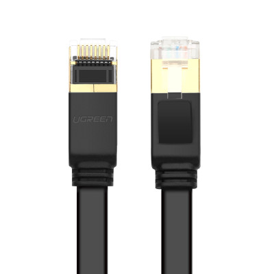 Cáp mạng 2 đầu đúc Cat7 UTP Patch Cords dạng dẹt - dài 5M - UGREEN NW106 - 11263 - Hàng Chính Hãng