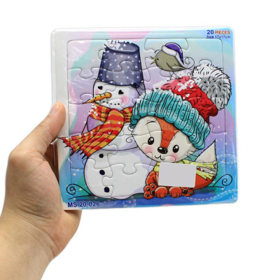 Bộ Xếp Hình Puzzle Minh Châu 20-026 - Cáo Nhỏ Mùa Đông (20 Mảnh Ghép)