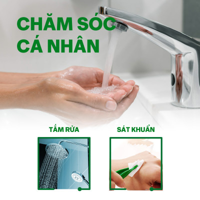 Combo 6 Dung dịch diệt khuẩn đa năng Dettol 1L