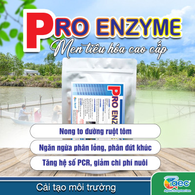 PRO ENZYME – Chế phẩm vi sinh hỗ trợ tiêu hóa cho tôm, cá