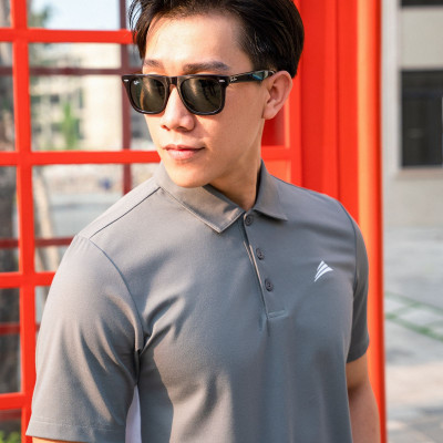 Áo Polo Nam Cổ Bẻ, Phối Nách, Xẻ Tà ALLPUR Công Nghệ Coolmax Siêu Mát - Chống Nhăn - Ngăn Mùi - Màu Xanh