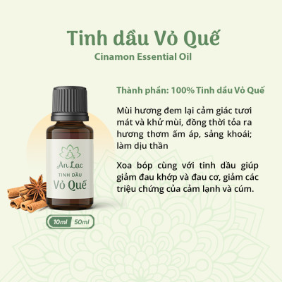Tinh dầu thiên nhiên An Lạc - Tinh dầu thơm phòng, xông mặt, mũi, massage body