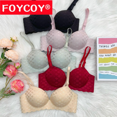 Áo Lót Nữ, Áo Lót Đúc Su Đệm Dày Siêu Nâng Ngực Tạo Khe Quyến Rũ, Áo Ngực Su Bàn Tay Không Gọng