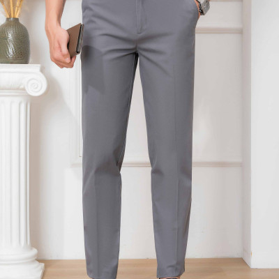  Quần kaki nam công sở màu ghi đậm ALGK058