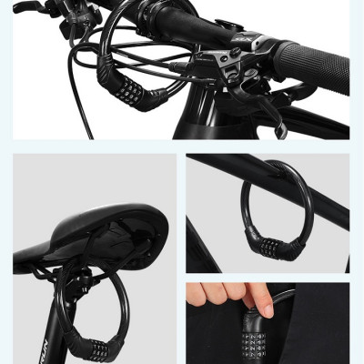 Khóa xe đạp xe máy chống trộm kết hợp mã số, khóa mật khẩu an toàn