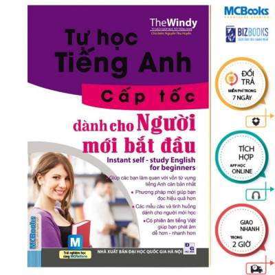 Sách - Tự Học Tiếng Anh Cấp Tốc Dành Cho Người Mới Bắt Đầu + 360 Động Từ Bất Quy Tắc + 12 Thì Tiếng Anh Cơ Bản - MCBooks