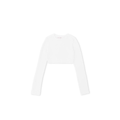 DOTTIE - Áo thun dáng ngắn tay dài nữ T0577