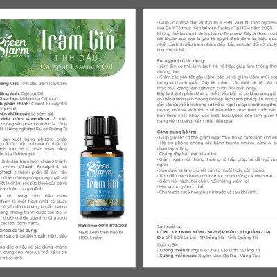 Tinh dầu tràm Greenfarm 50ml